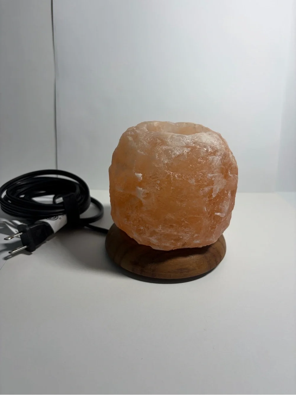 Natural Himalayan Salt Candle Holder - Pink